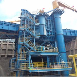 Welding of semi mobile crushing station