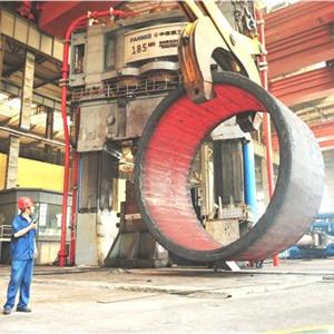 Heavy hydrogenated cylinder forgings